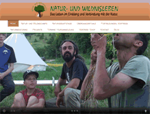 Tablet Screenshot of natur-und-wildnisleben.de